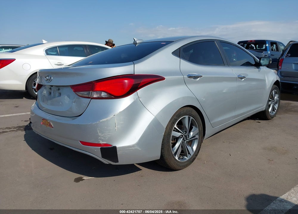 2015 HYUNDAI ELANTRA VIN: KMHDH4AEXFU303070