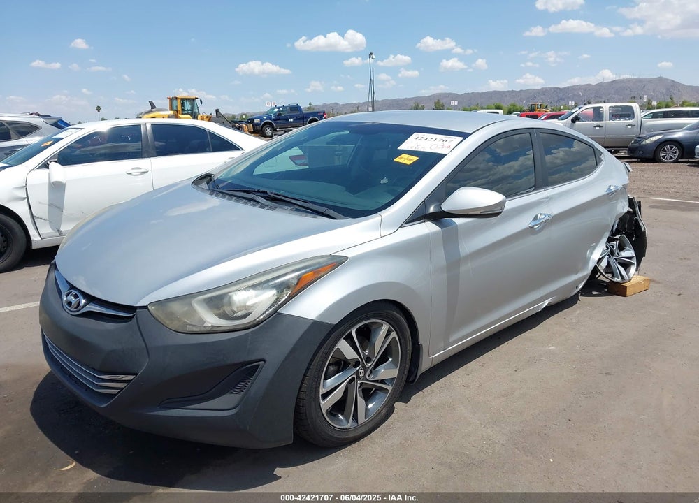 2015 HYUNDAI ELANTRA VIN: KMHDH4AEXFU303070