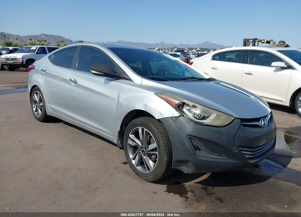 2015 HYUNDAI ELANTRA VIN: KMHDH4AEXFU303070