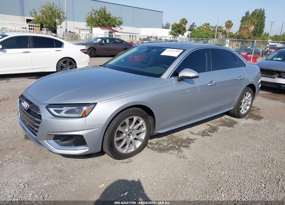 2020 AUDI A4 PREMIUM 40 TFSI FRONT-WHEEL DRIVE S TRONIC VIN: WAUGMAF40LN012785