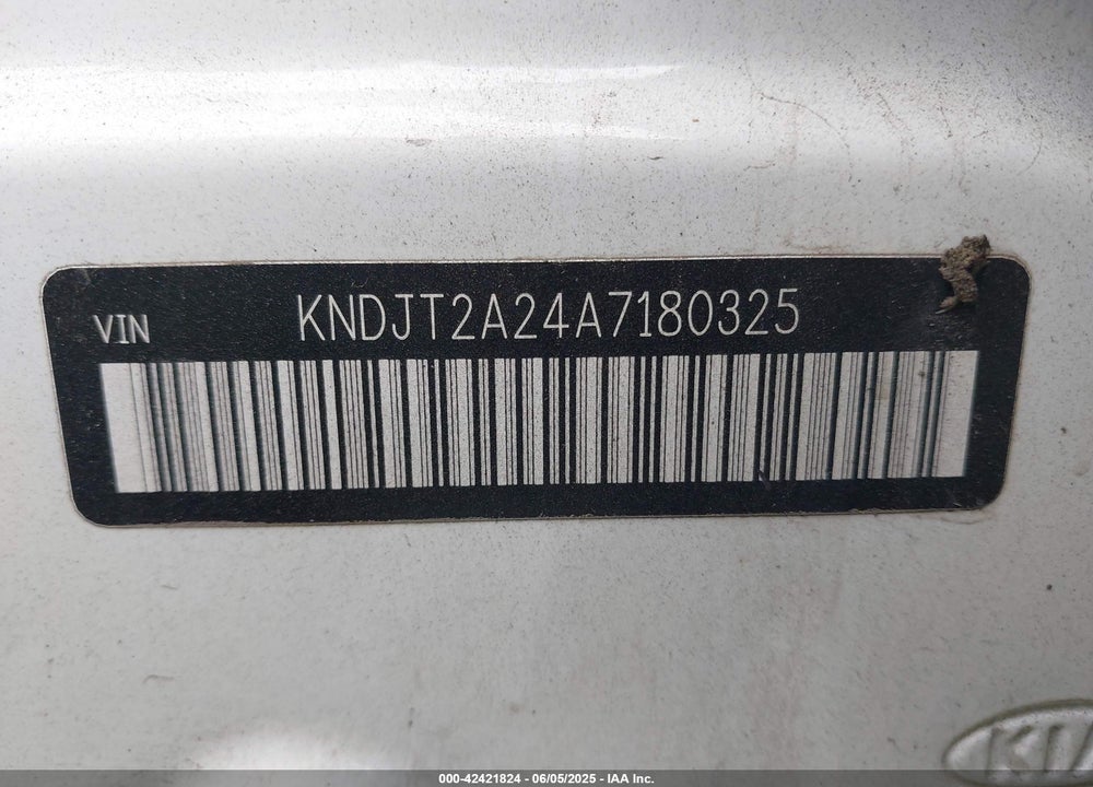 2010 KIA SOUL VIN: KNDJT2A24A7180325