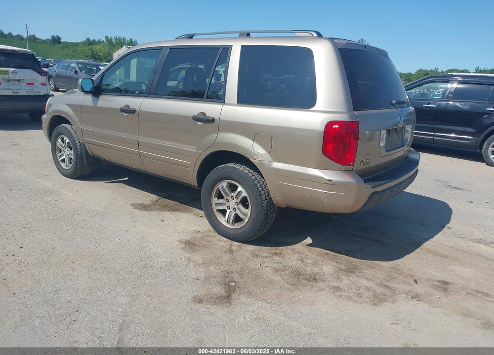 2005 HONDA PILOT EX VIN: 2HKYF18435H501473