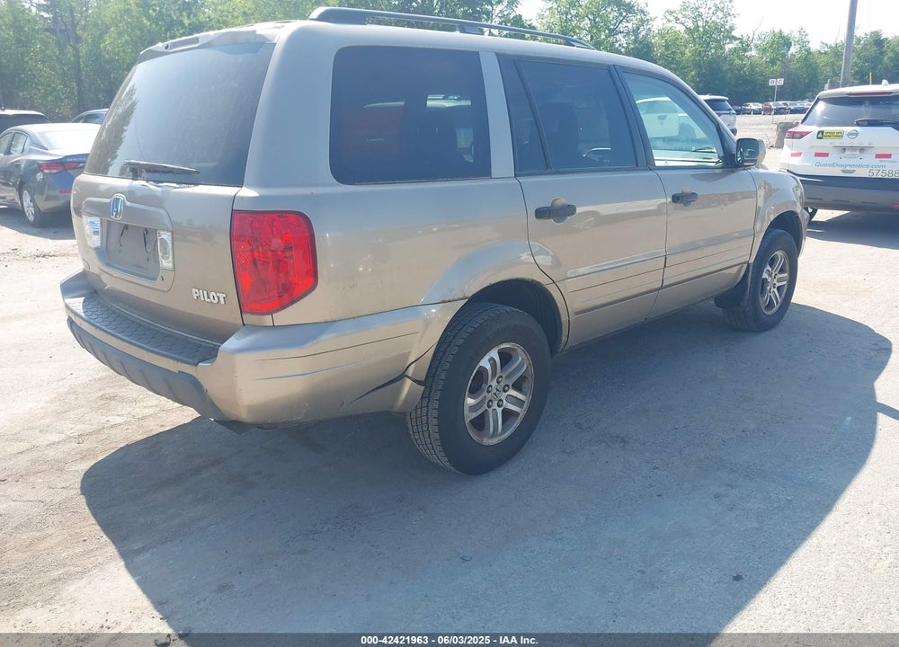 2005 HONDA PILOT EX VIN: 2HKYF18435H501473