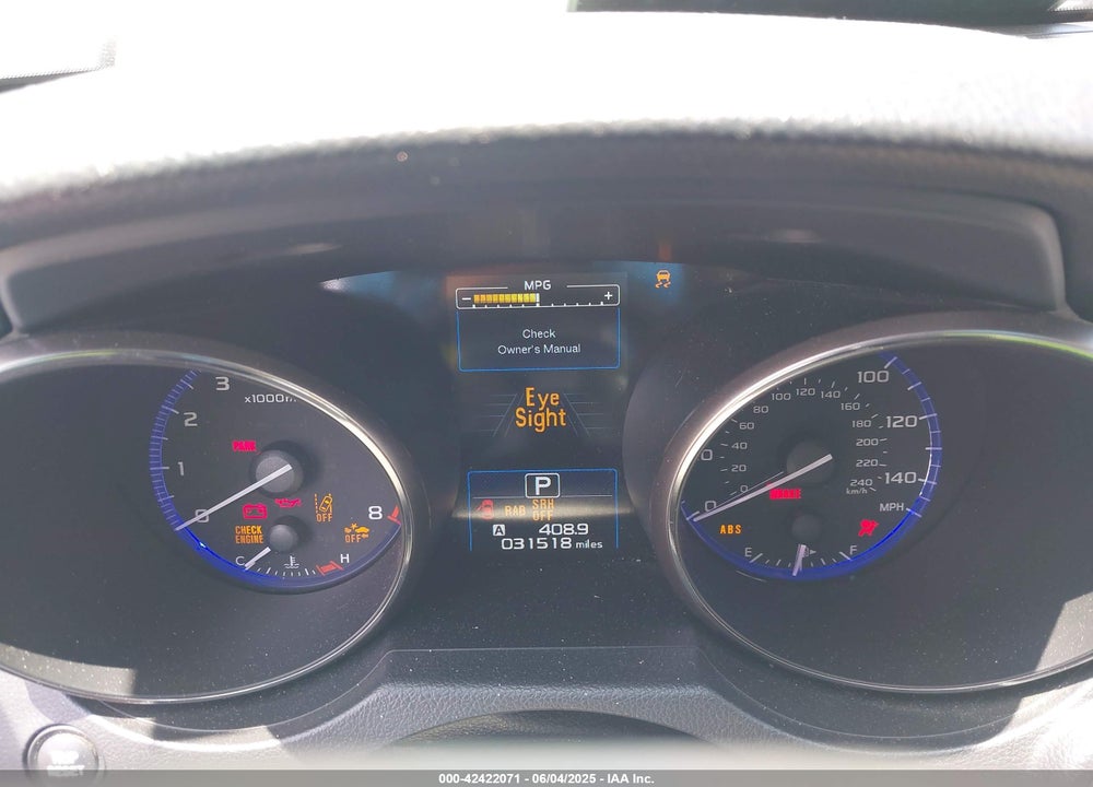 2019 SUBARU OUTBACK 2.5I LIMITED VIN: 4S4BSANC7K3378776