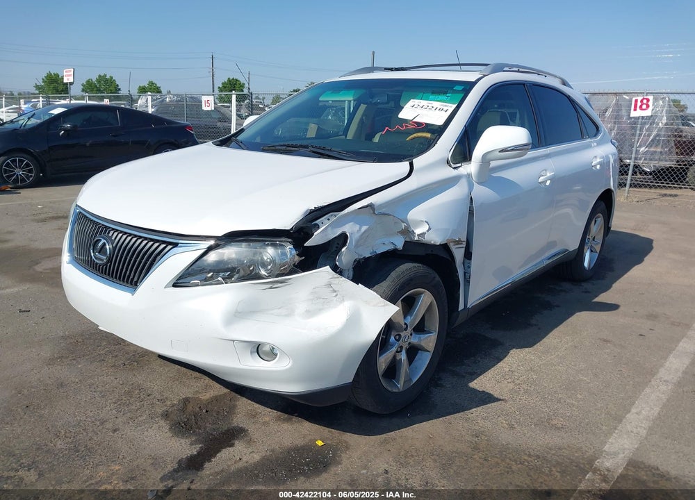 2012 LEXUS RX 350 VIN: 2T2ZK1BA8CC068999