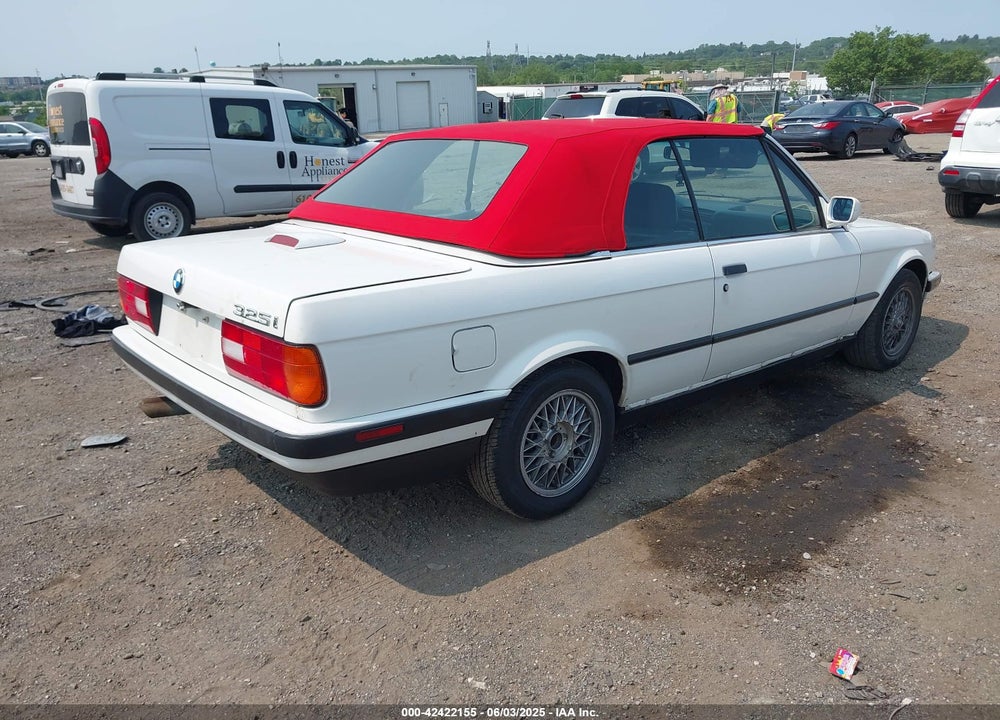1991 BMW 325 IC AUTOMATIC VIN: WBABB2315MEC25347