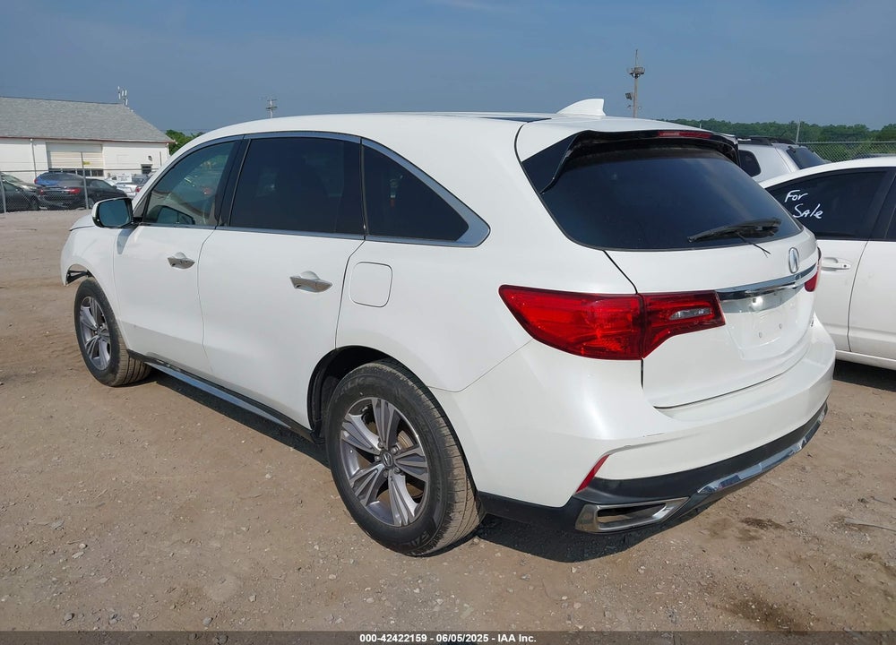 2020 ACURA MDX STANDARD VIN: 5J8YD4H34LL031429