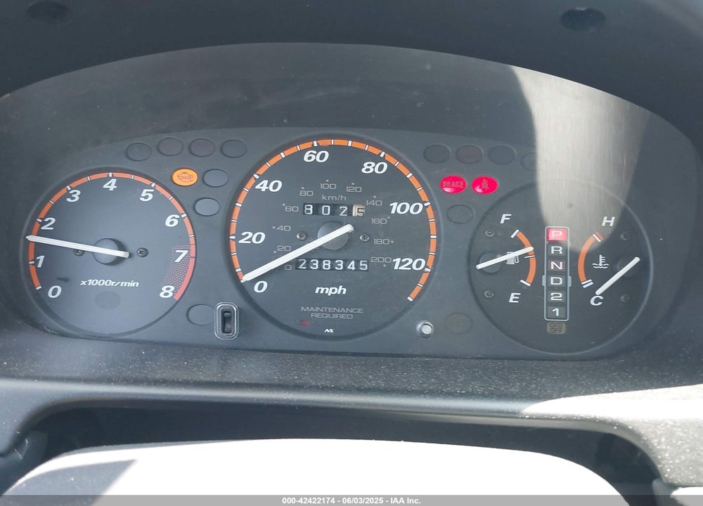 2000 HONDA CR-V EX VIN: JHLRD1863YS019249