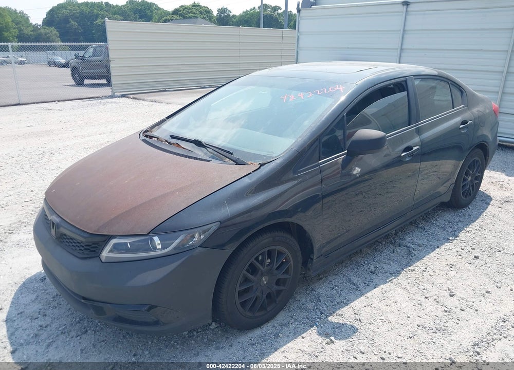 2012 HONDA CIVIC VIN: 19XFB2F81CE087660