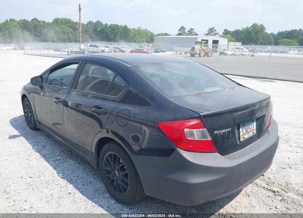 2012 HONDA CIVIC VIN: 19XFB2F81CE087660