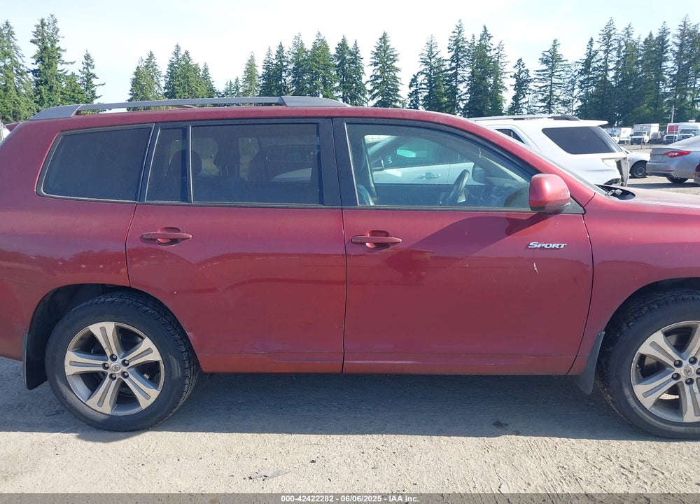 2009 TOYOTA HIGHLANDER SPORT VIN: JTEES43A992130559