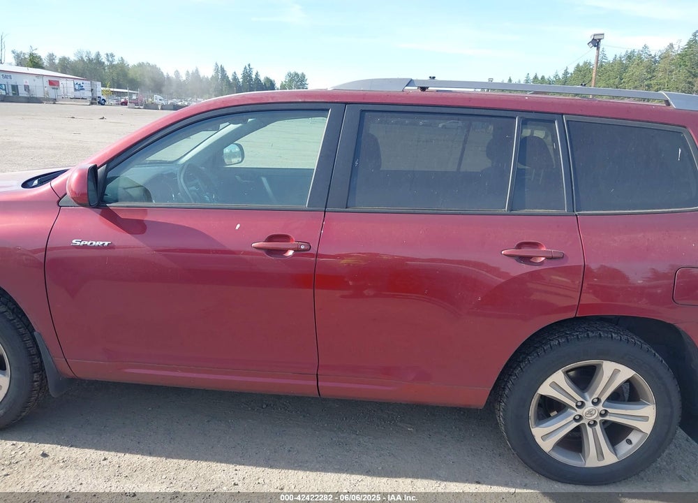 2009 TOYOTA HIGHLANDER SPORT VIN: JTEES43A992130559