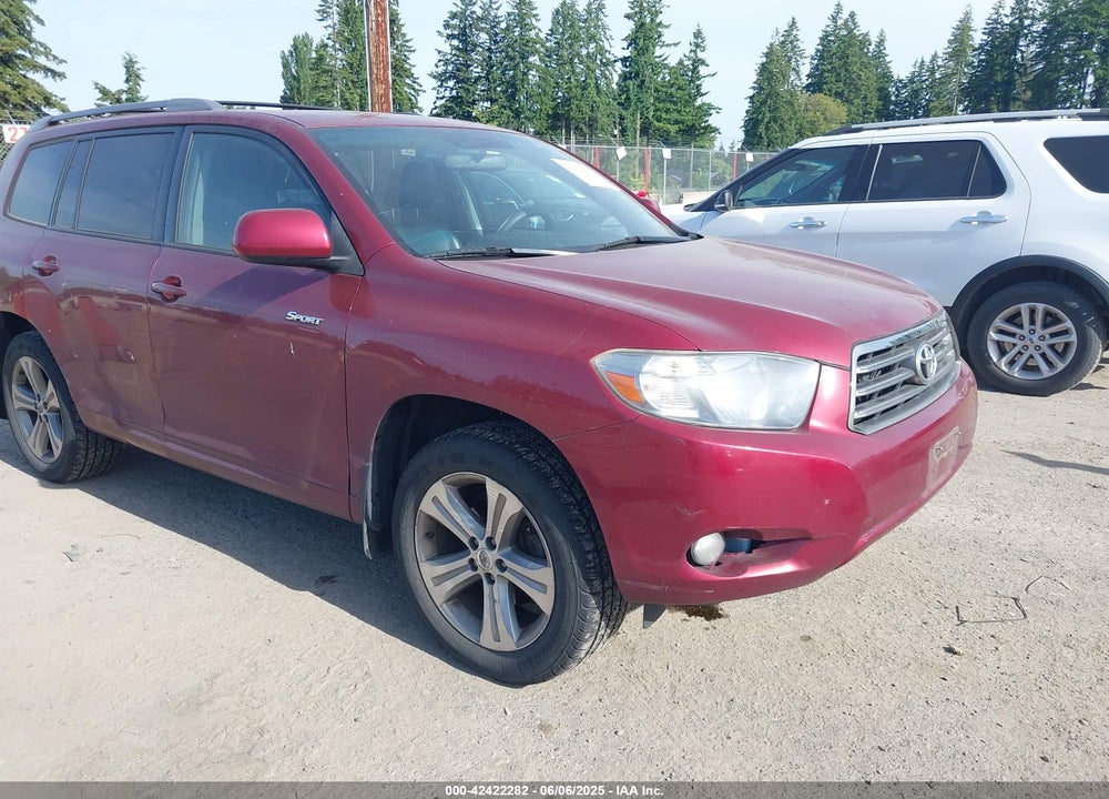 2009 TOYOTA HIGHLANDER SPORT VIN: JTEES43A992130559