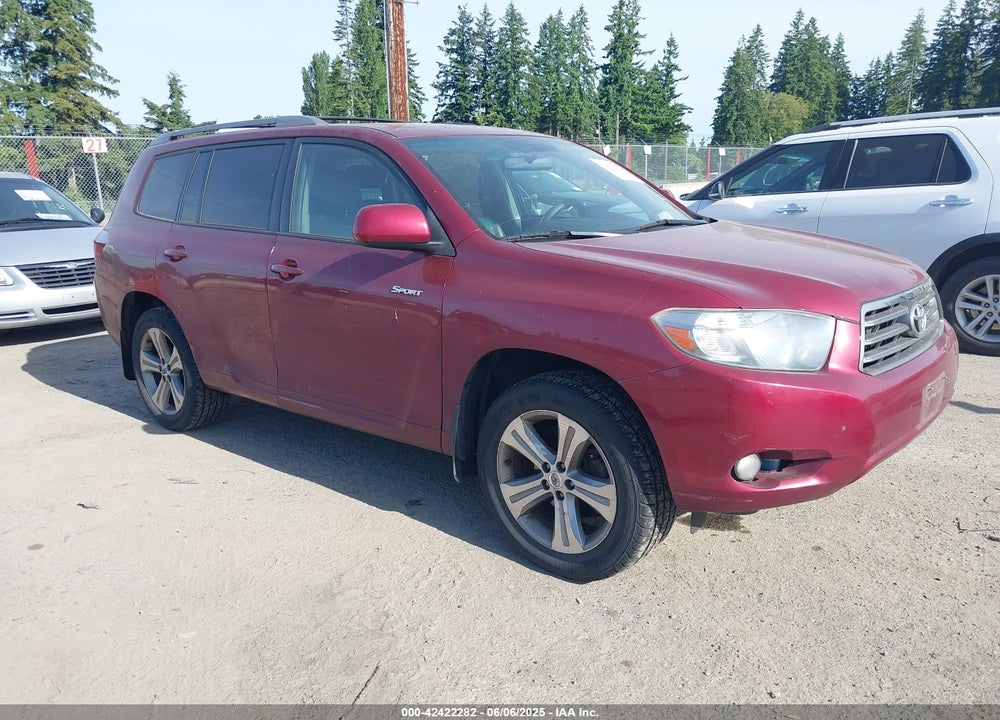2009 TOYOTA HIGHLANDER SPORT VIN: JTEES43A992130559