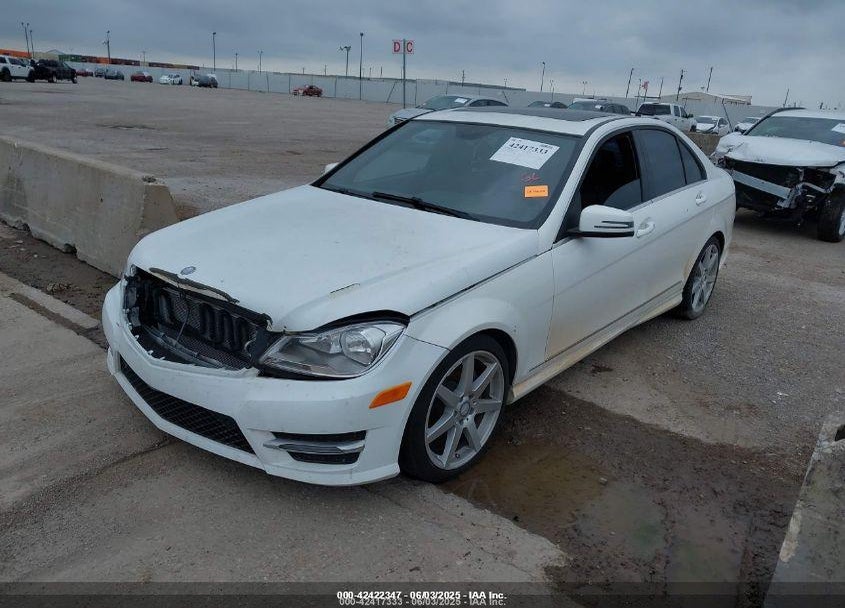 2014 MERCEDES-BENZ C CLASS VIN: WDDGF8AB5EA961762