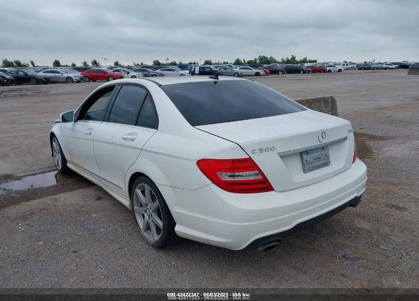 2014 MERCEDES-BENZ C CLASS VIN: WDDGF8AB5EA961762
