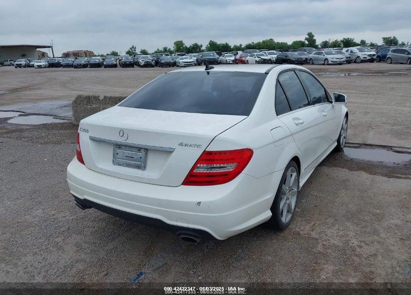 2014 MERCEDES-BENZ C CLASS VIN: WDDGF8AB5EA961762