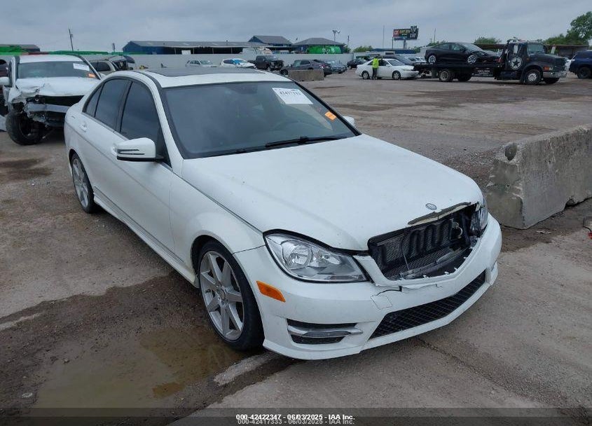 2014 MERCEDES-BENZ C CLASS VIN: WDDGF8AB5EA961762