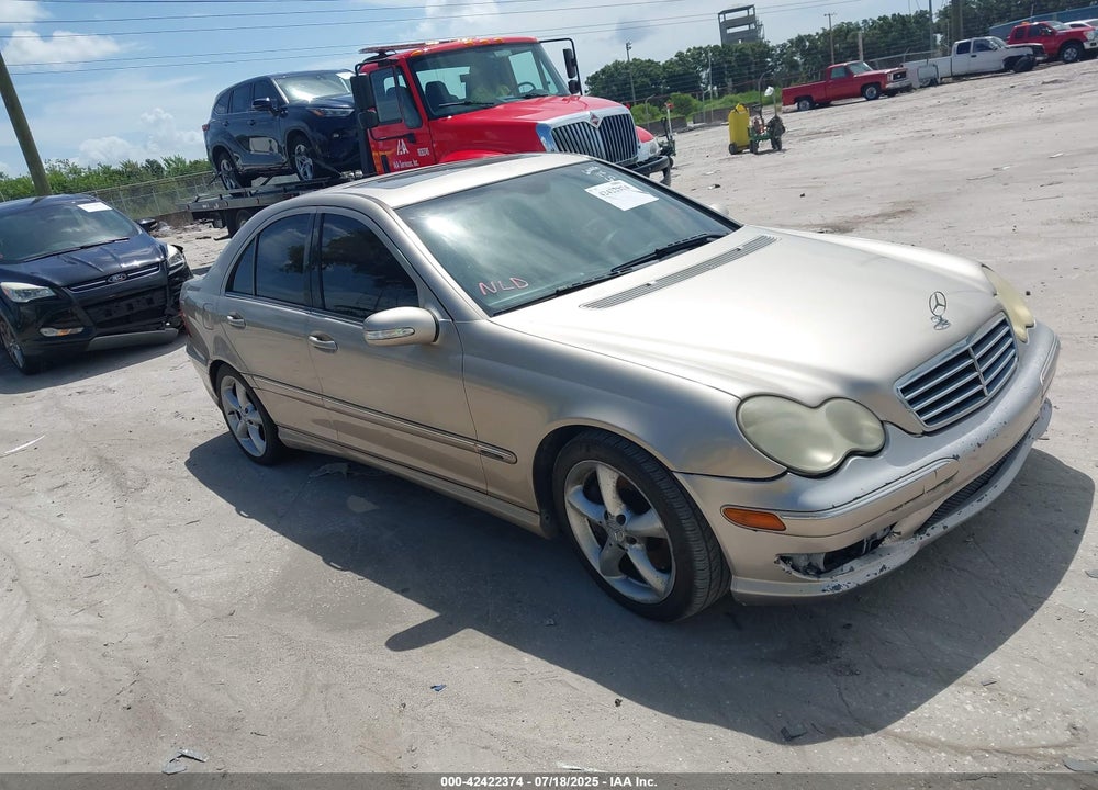 2005 MERCEDES-BENZ C 320 LUXURY/SPORT VIN: WDBRF64J45F610076