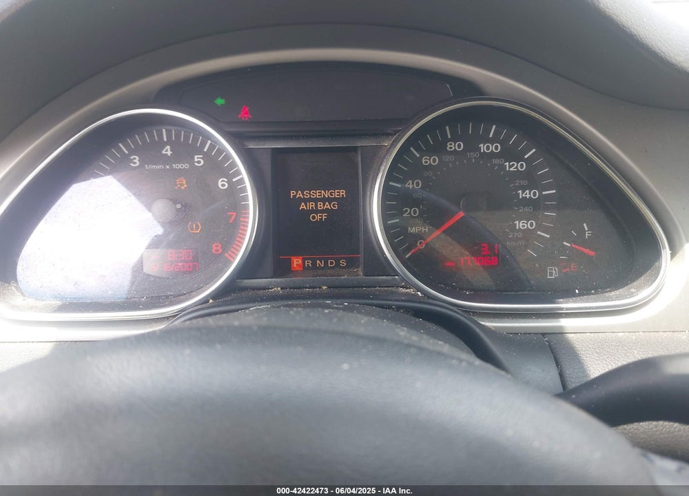 2008 AUDI Q7 3.6 PREMIUM VIN: WA1BY74L38D031370