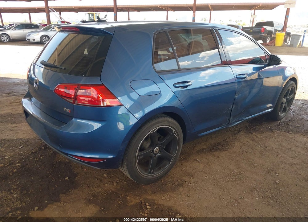 2016 VOLKSWAGEN GOLF VIN: 3VW217AU3GM030341