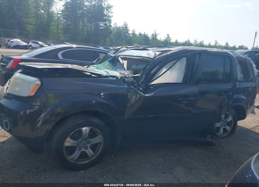2013 HONDA PILOT VIN: 5FNYF3H57DB014634
