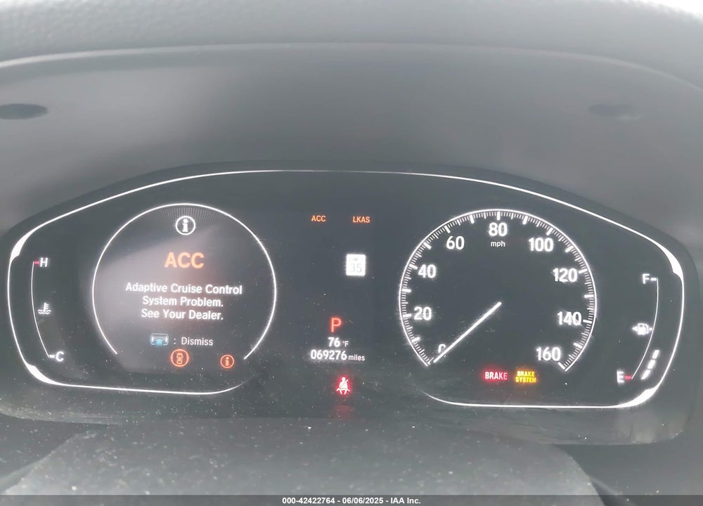 2019 HONDA ACCORD VIN: 1HGCV1F11KA101227