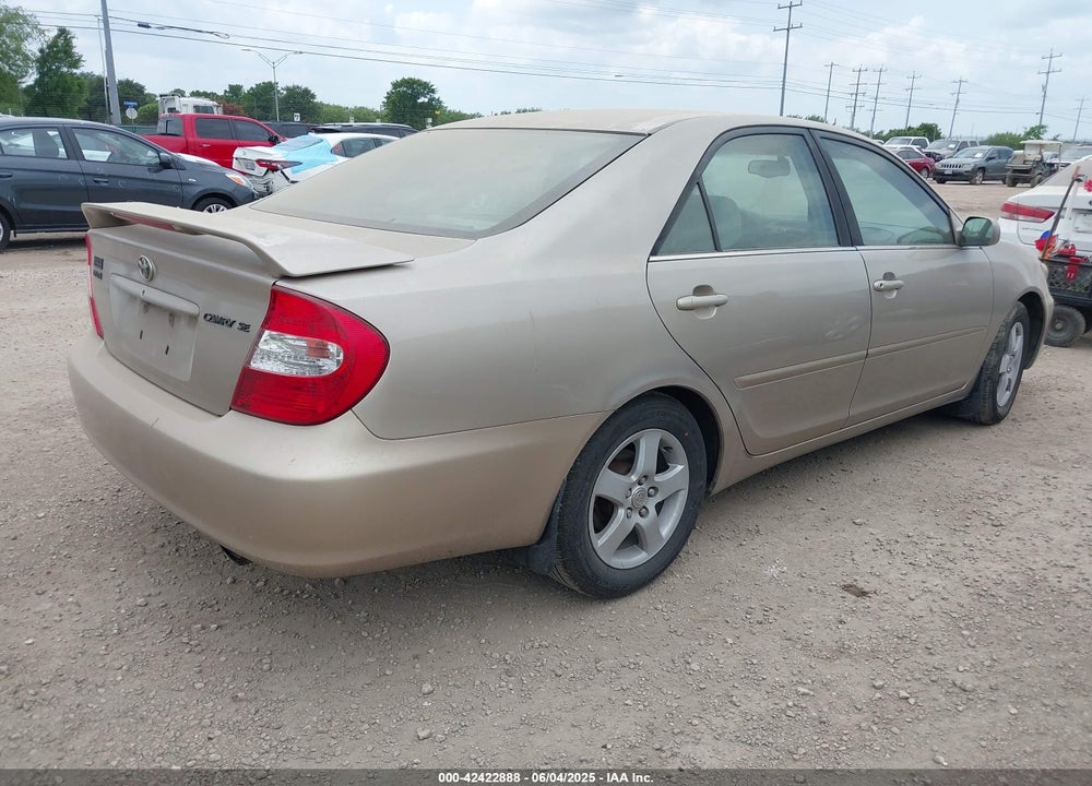 2002 TOYOTA CAMRY SE VIN: 4T1BE32K52U614799