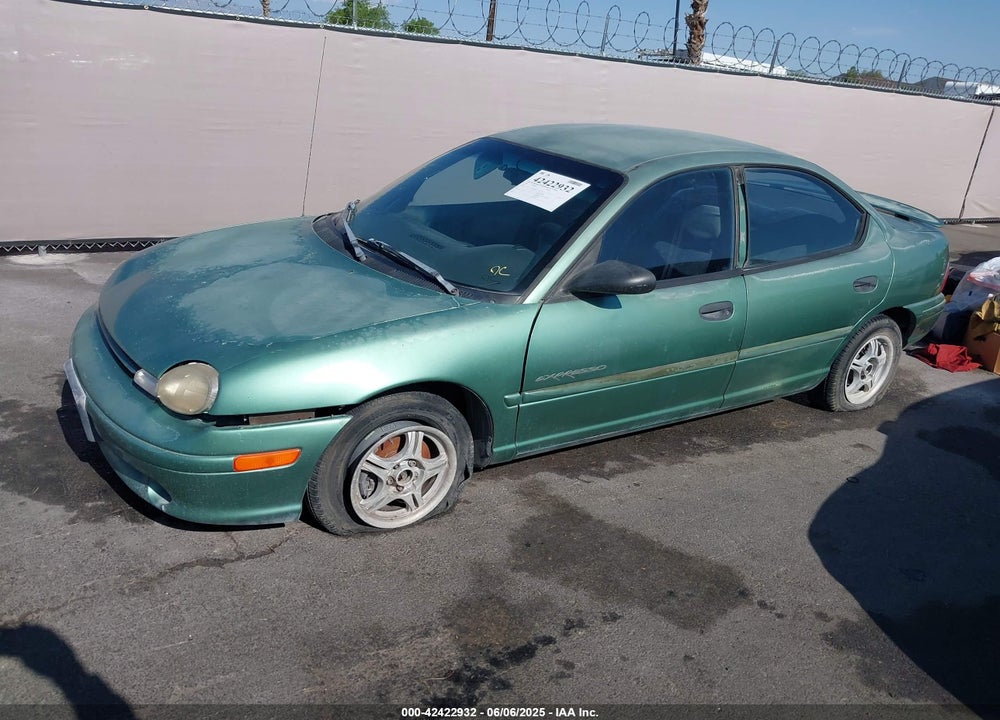 1998 PLYMOUTH NEON VIN: 1P3ES47YXWD675410