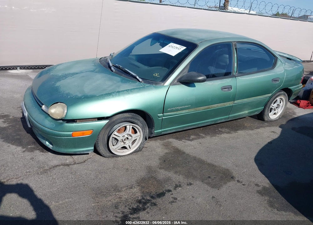 1998 PLYMOUTH NEON VIN: 1P3ES47YXWD675410