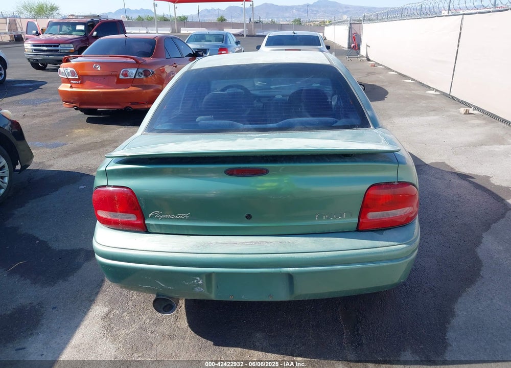 1998 PLYMOUTH NEON VIN: 1P3ES47YXWD675410