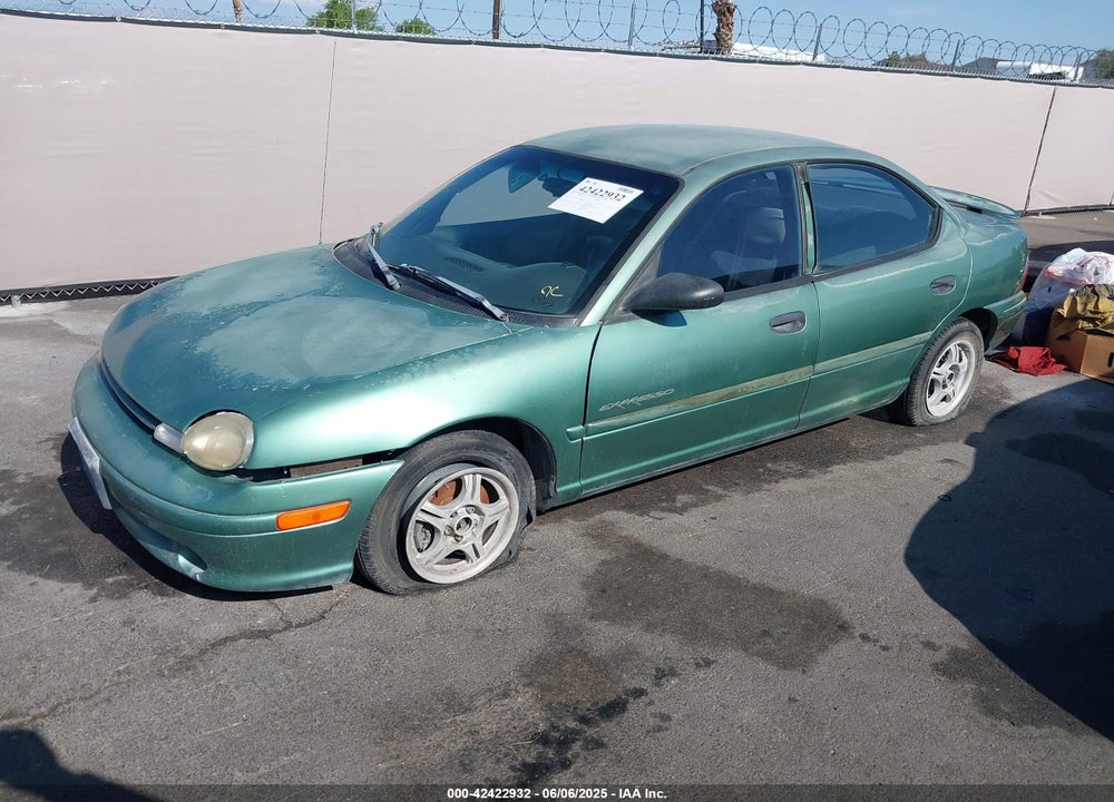 1998 PLYMOUTH NEON VIN: 1P3ES47YXWD675410