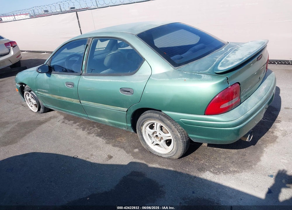 1998 PLYMOUTH NEON VIN: 1P3ES47YXWD675410