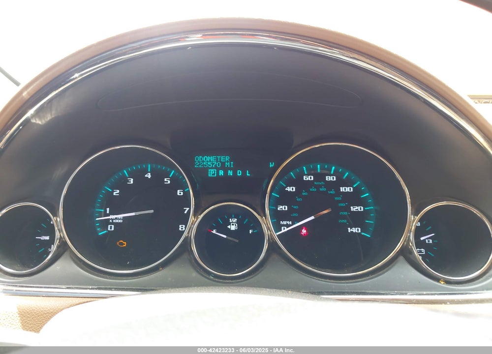 2013 BUICK ENCLAVE VIN: 5GAKRCKD5DJ134827