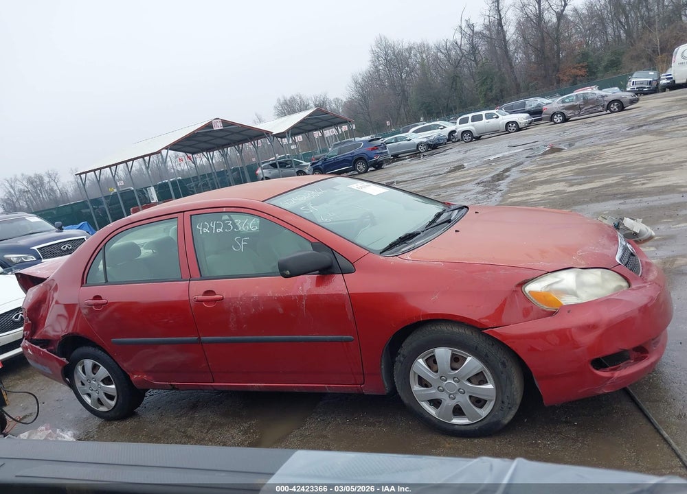 2008 TOYOTA COROLLA CE VIN: 2T1BR32E78C881127