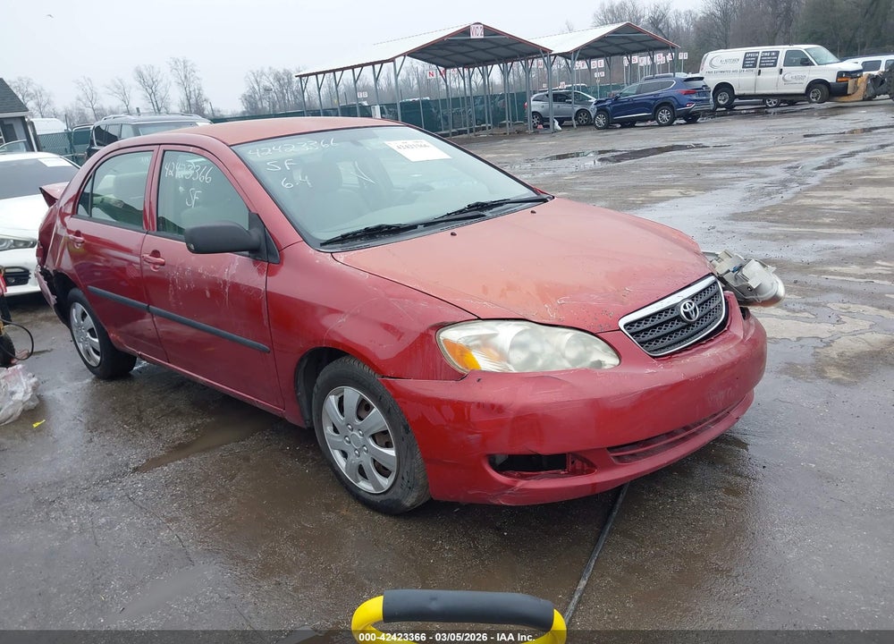 2008 TOYOTA COROLLA CE VIN: 2T1BR32E78C881127