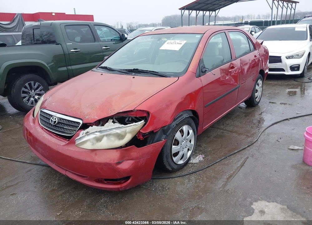 2008 TOYOTA COROLLA CE VIN: 2T1BR32E78C881127