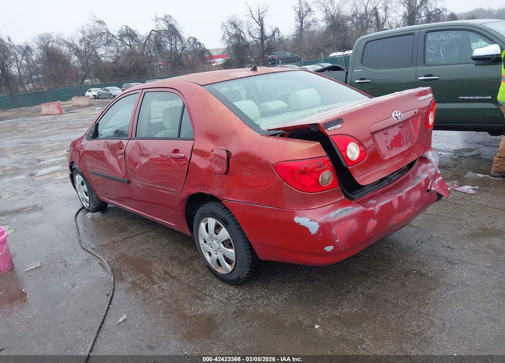 2008 TOYOTA COROLLA CE VIN: 2T1BR32E78C881127