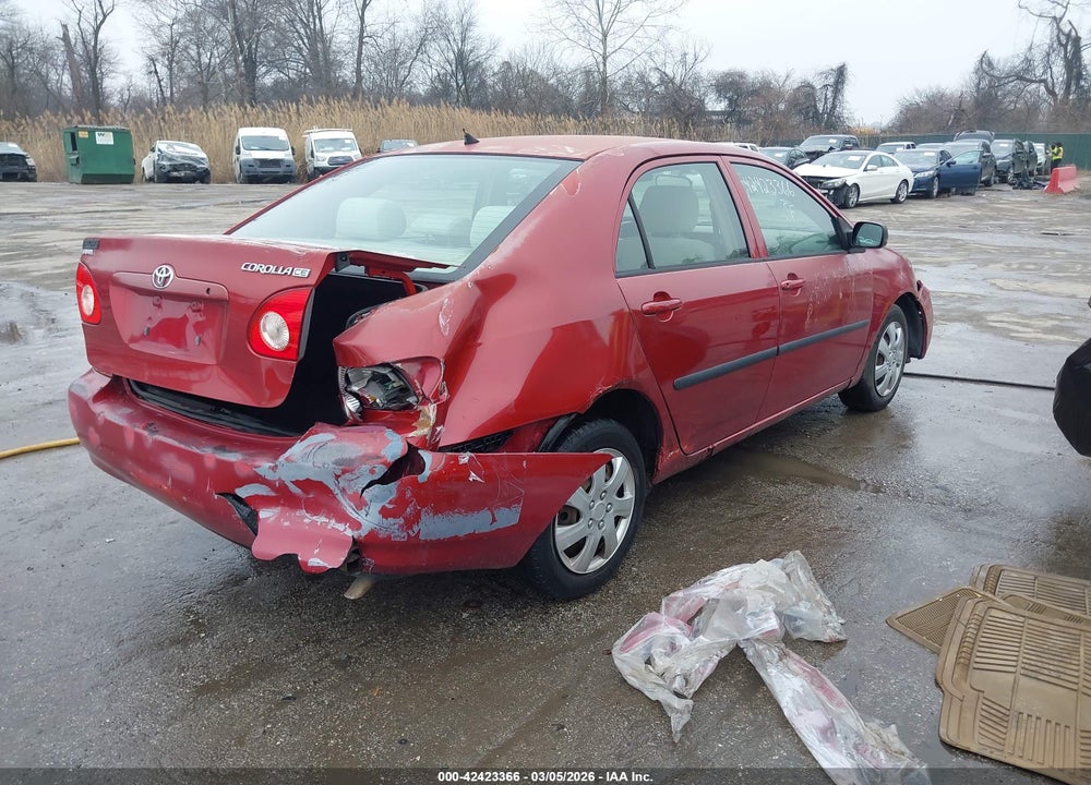 2008 TOYOTA COROLLA CE VIN: 2T1BR32E78C881127