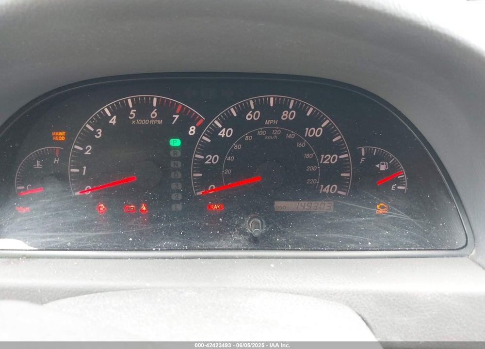 2005 TOYOTA CAMRY XLE V6 VIN: 4T1BF30K95U596781