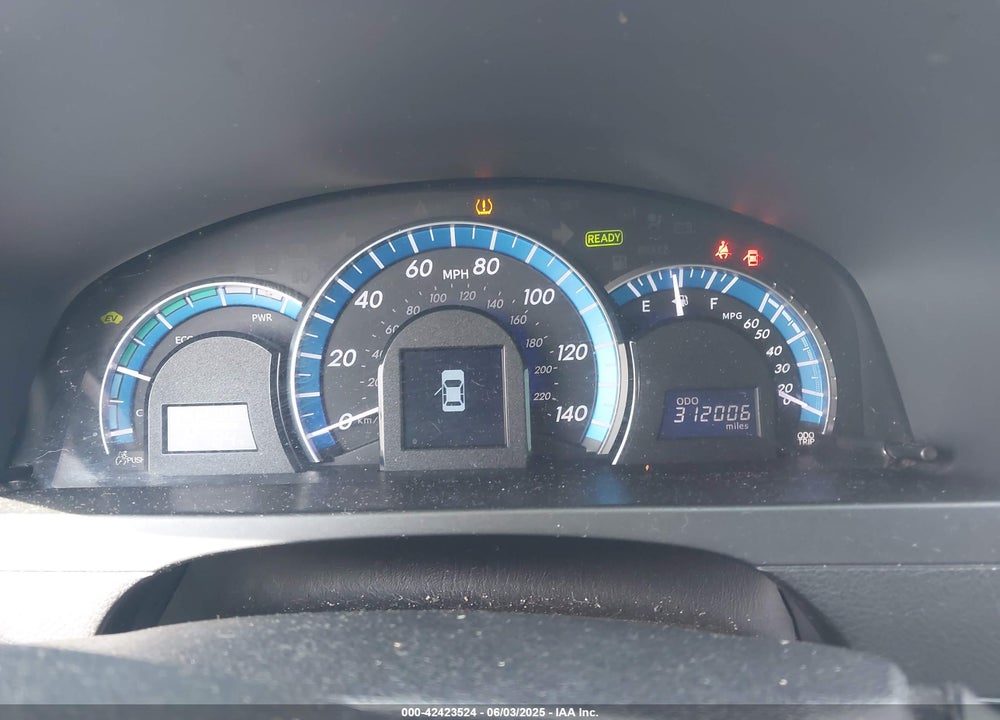 2013 TOYOTA CAMRY HYBRID VIN: 4T1BD1FK9DU092389