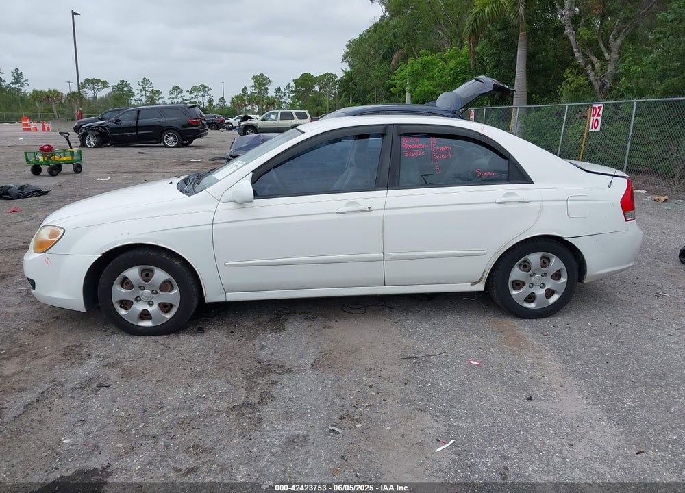 2007 KIA SPECTRA EX VIN: KNAFE121475430485
