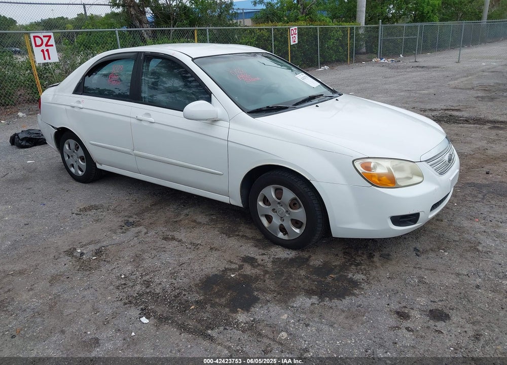 2007 KIA SPECTRA EX VIN: KNAFE121475430485