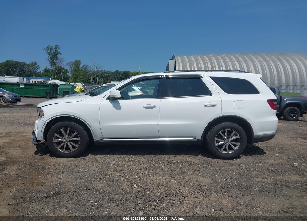 2016 DODGE DURANGO VIN: 1C4RDJDG8GC374860