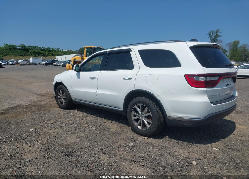 2016 DODGE DURANGO VIN: 1C4RDJDG8GC374860