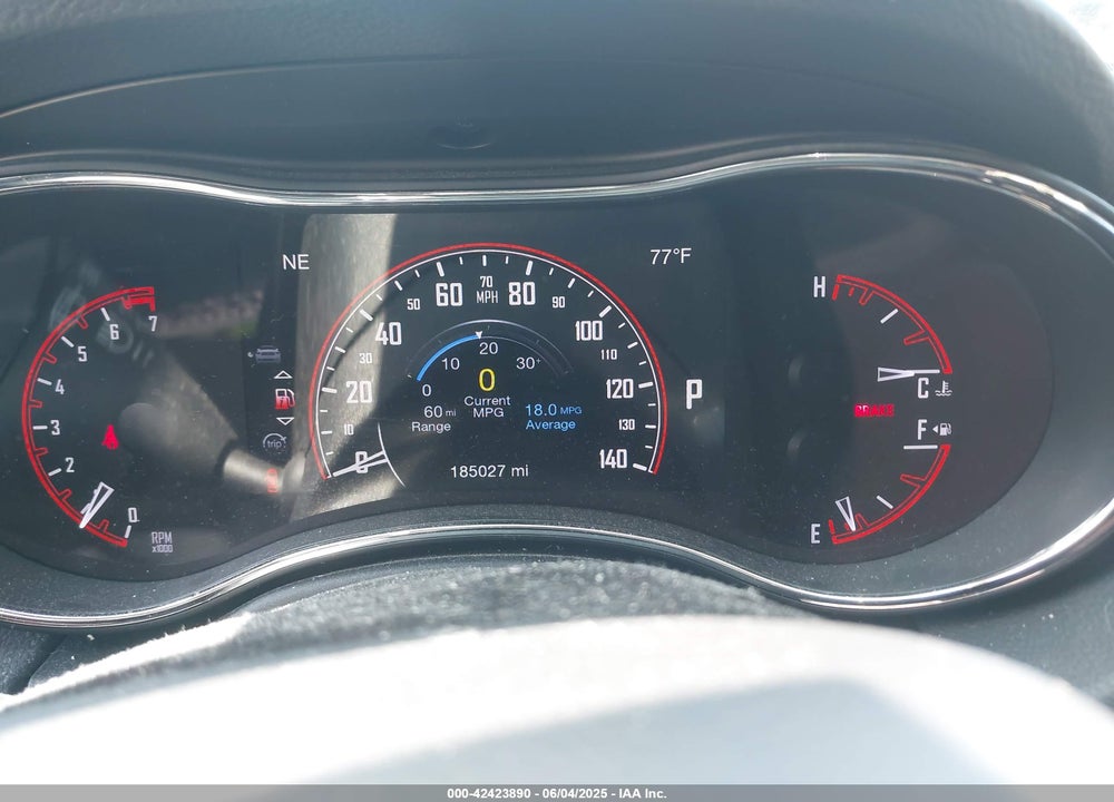 2016 DODGE DURANGO VIN: 1C4RDJDG8GC374860