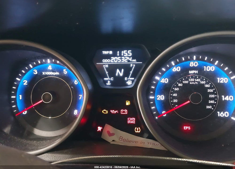 2012 HYUNDAI ELANTRA VIN: KMHDH4AE0CU208013