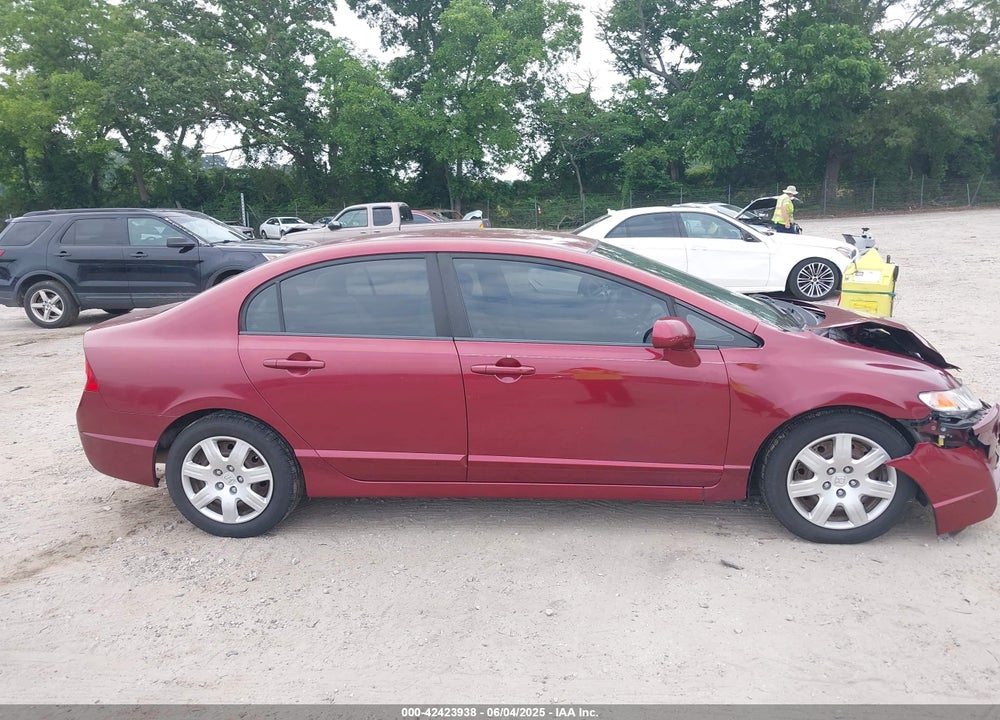 2010 HONDA CIVIC LX VIN: 19XFA1F51AE076254