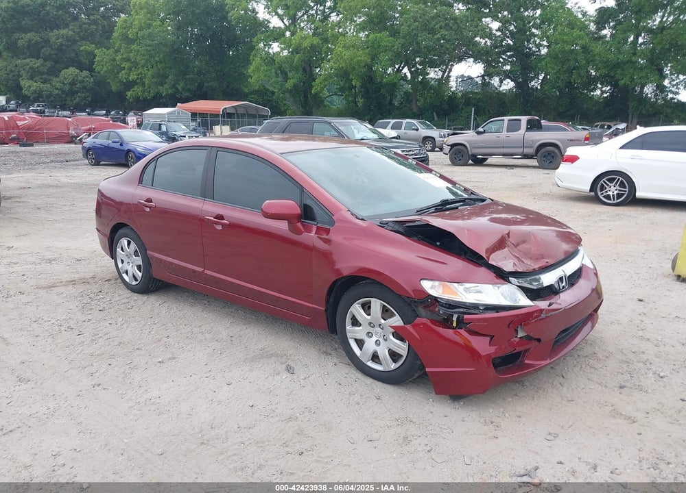 2010 HONDA CIVIC LX VIN: 19XFA1F51AE076254