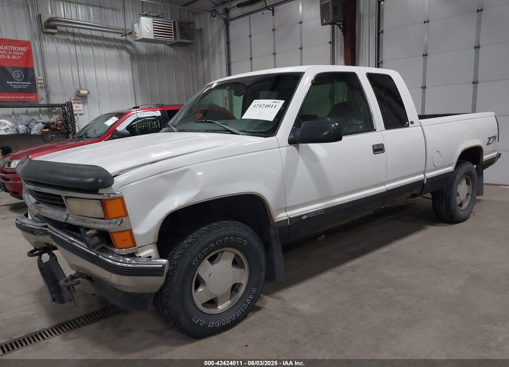 1998 CHEVROLET K1500 FLEETSIDE VIN: 2GCEK19R2W1100363